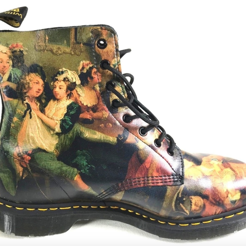 Dr Martens Pascal 8 Eye Artist Hogarth Renaissance - Picture 7 of 8